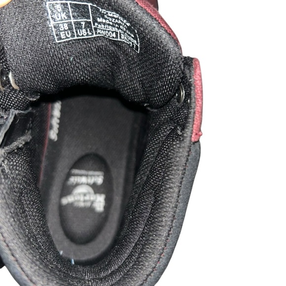 DR. MARTENS ROZARYA WOMEN'S CANVAS CASUAL BOOTS size 7 burgundy - Picture 5 of 6